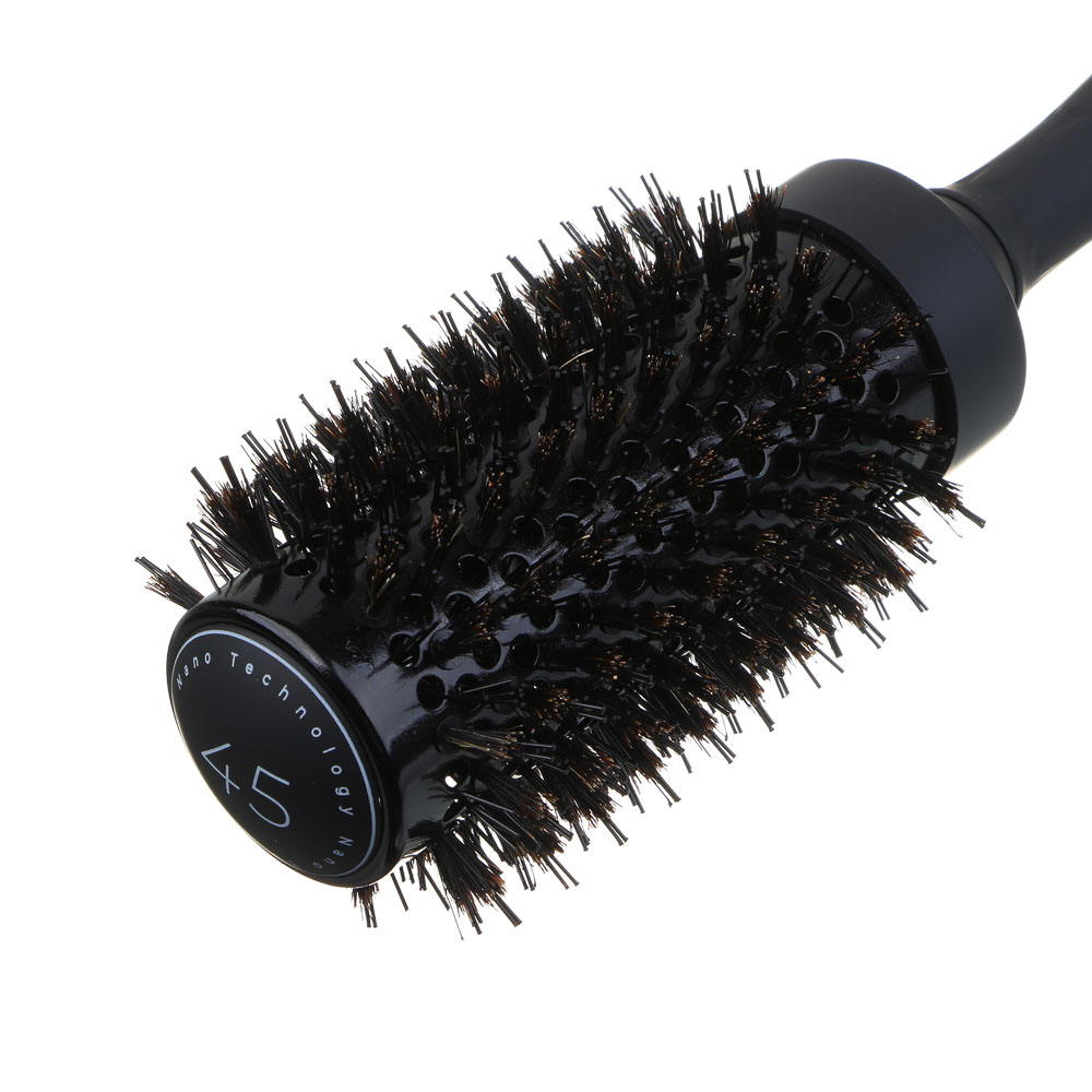 ЮНИLOOK Брашинг для волос, d=45мм, 26,5см, AБС пластик, нейлон, щетина - #2