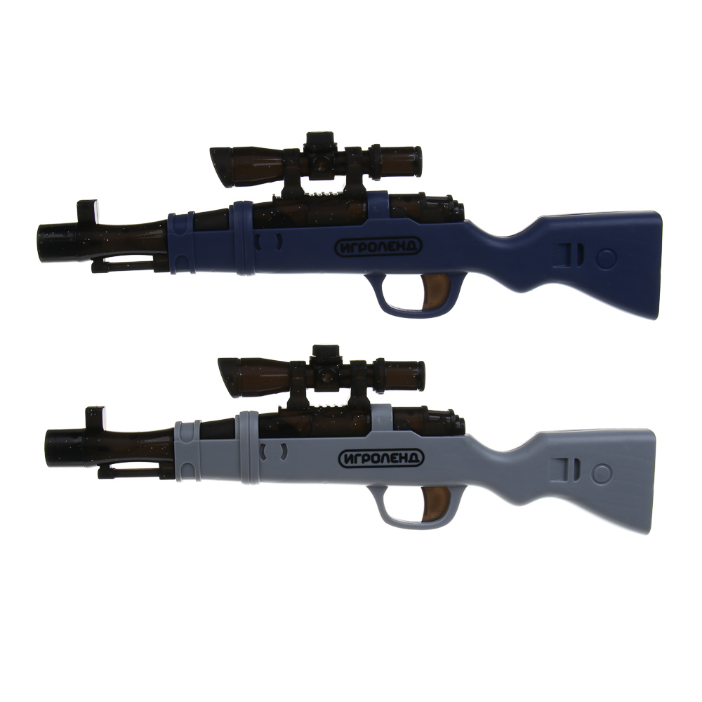 ИГРОЛЕНД Оружие снайпера, проектор, свет, звук, вибрация,3АА, ABS, PS, 30,3x2,2x9,6/31x2,5x10см - #2