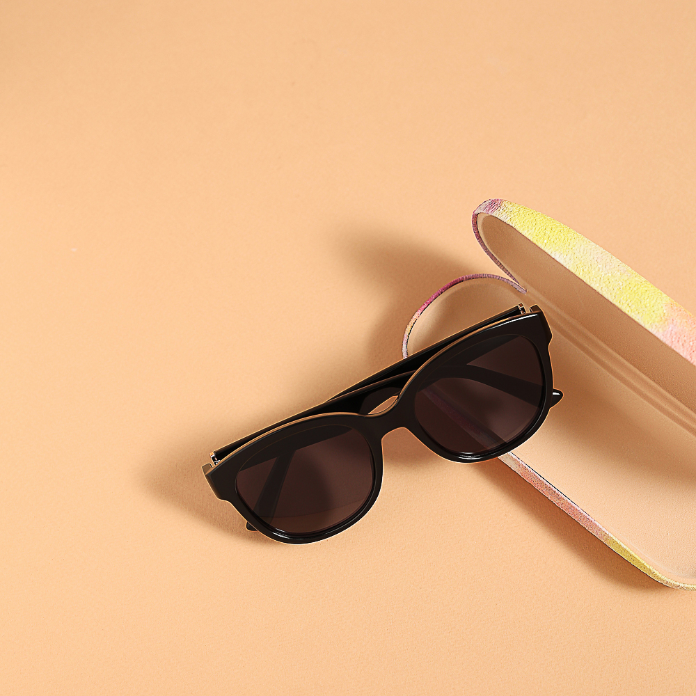 GALANTE Очки солнцезащитные, пластик, 142x45мм, черные, арт.24-28 - #5