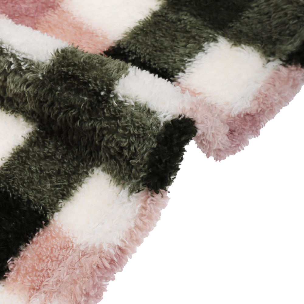 PROVANCE Кантри Плед клетка тедди, 150х200см, 100% полиэстер - #3