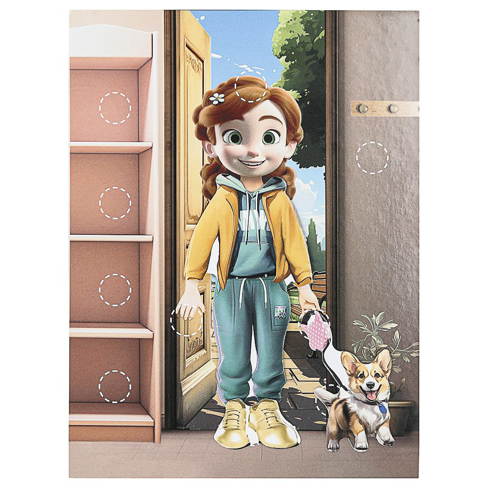 УМКА Развивающая игра "Липучки", в коробке, 22,х35х1см, 4 дизайна - #14