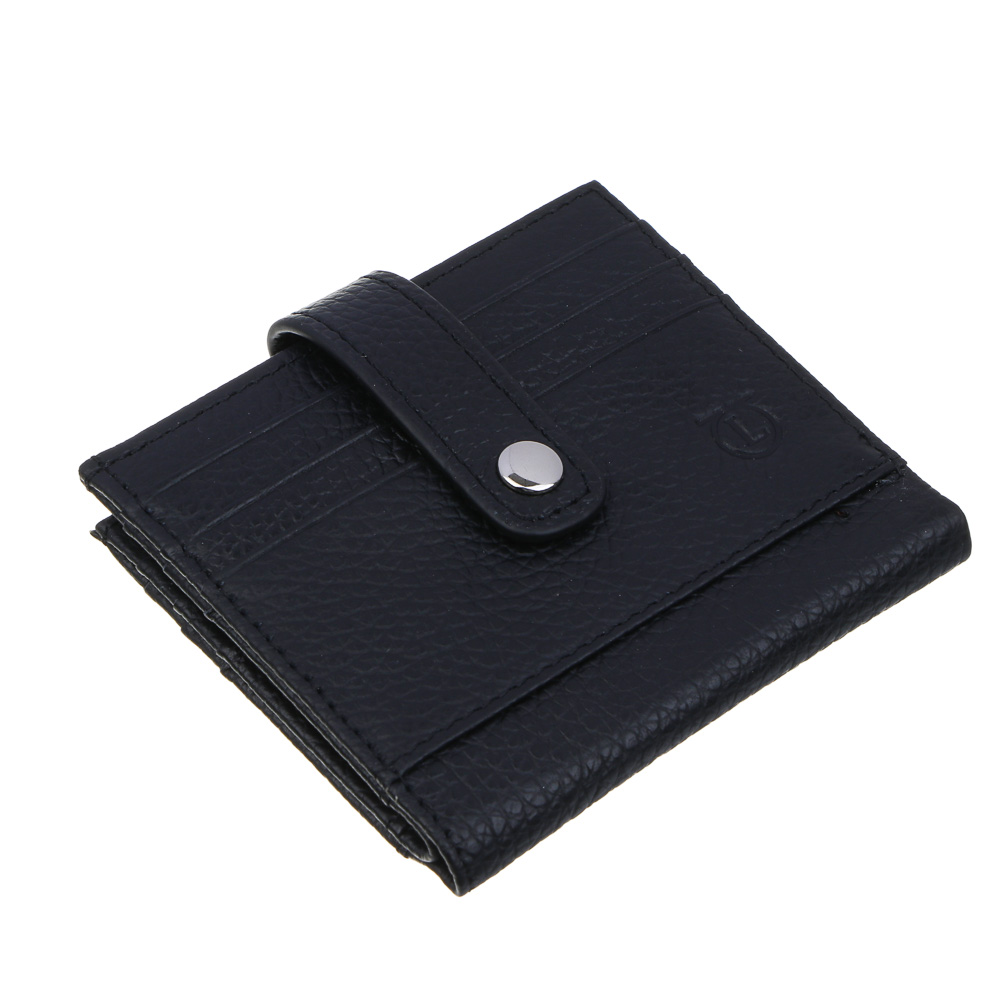 ЮL Ариксан Кардхолдер с отделением для купюр на кнопке, нат.кожа, 10х9х1см, 2 цвета, КЖ24-45 - #2