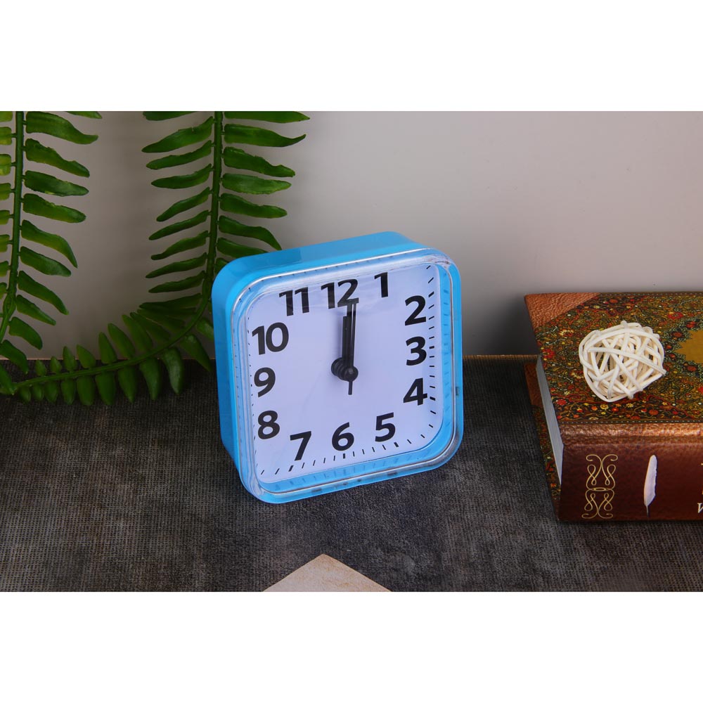 LADECOR CHRONO Будильник, 8,5х8,5х3,5см, 1xAA, пластик, 4 цвета - #5