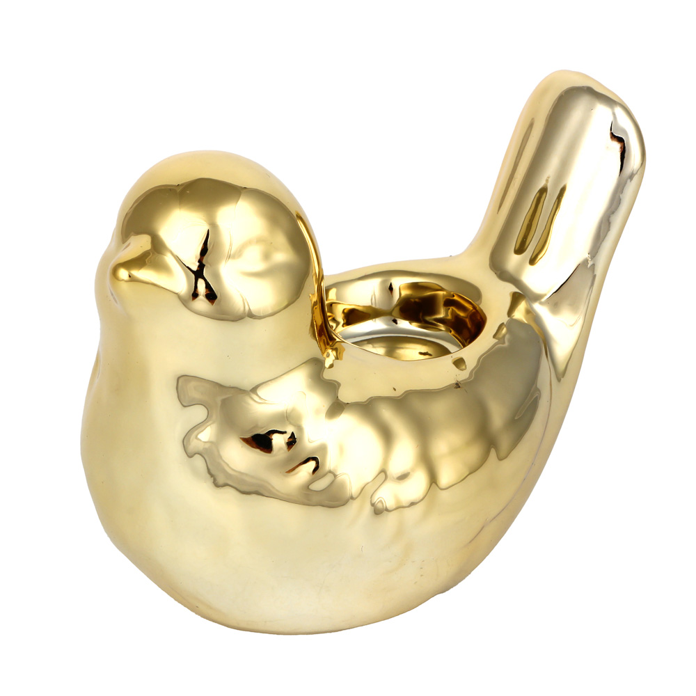 Фигурка - подсвечник декоративная, Птичка, 9,5х6х7 см - #1