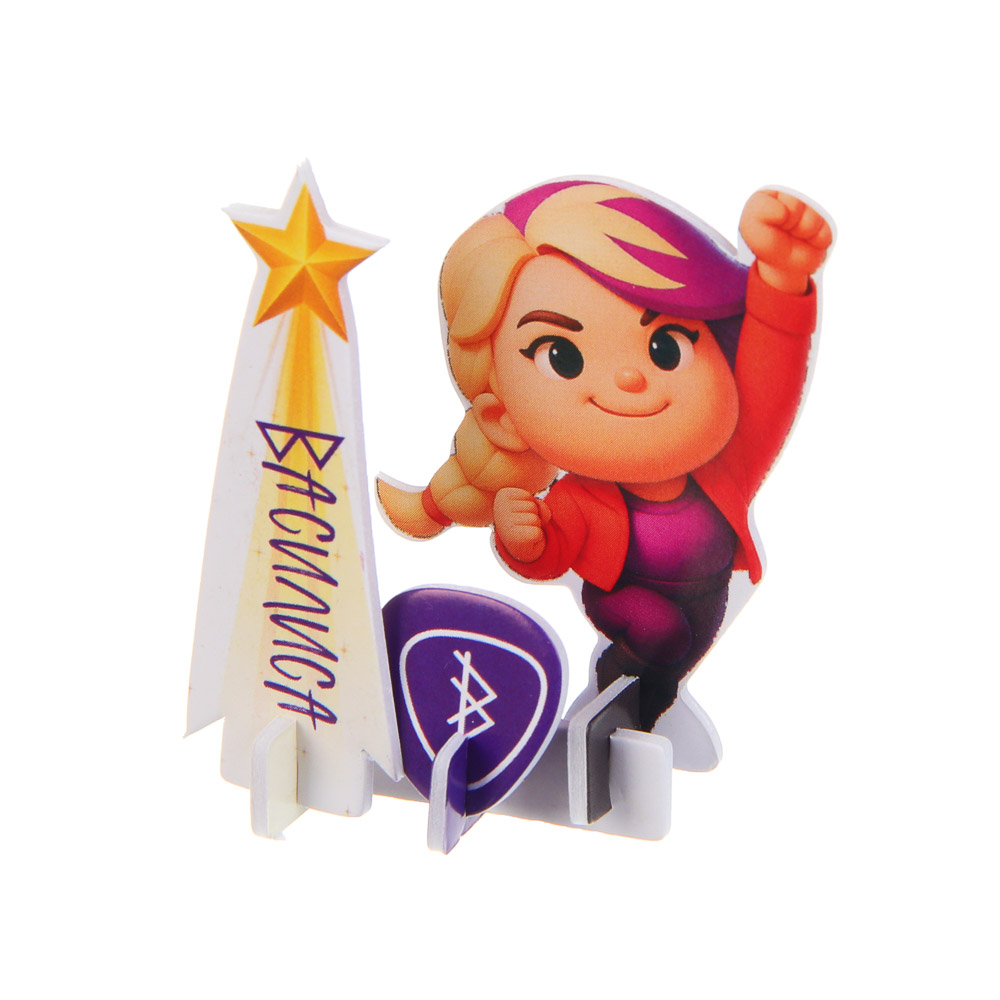 BY 3Д пазл "Супергеройский", пенокартон, 6х8,4см, 25 дизайнов - #8