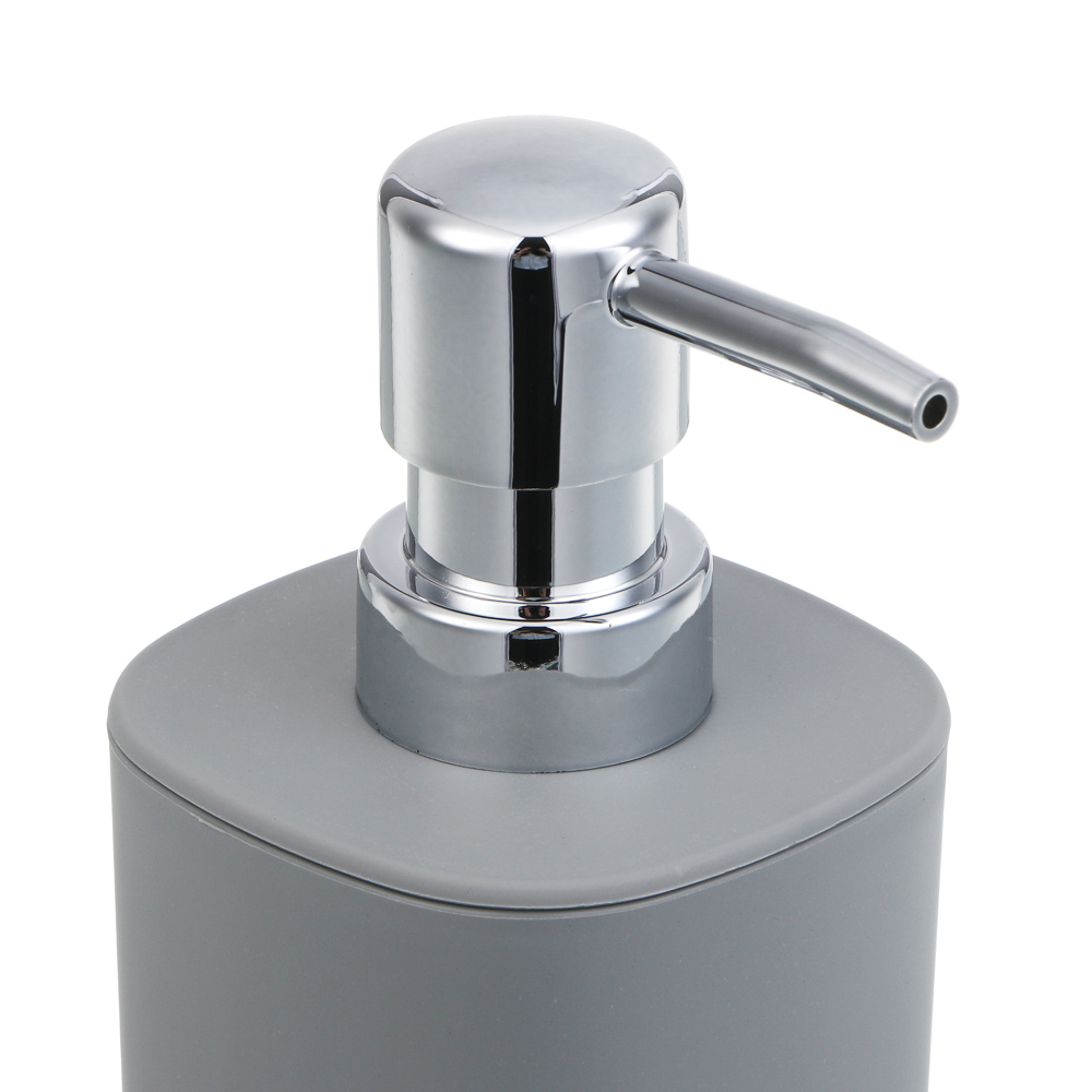 Диспенсер для жидкого мыла тм VETTA Сидней, 250мл, пластик, PP, серый, 7x16см - #2