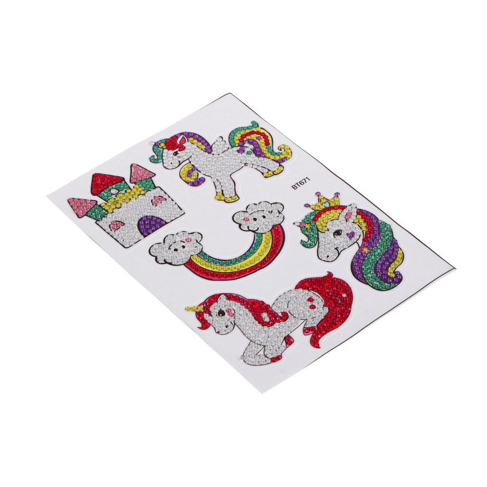 Набор для творчества "Сверкающие стикеры", ХОББИХИТ, 15х2х22,5см, PP, PVC, 2 дизайна - #9