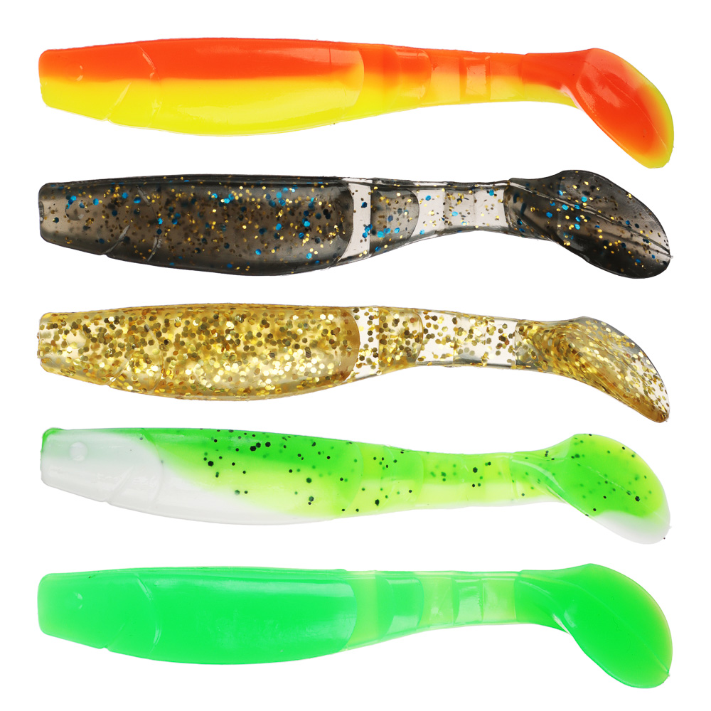Приманка мягкая AZOR FISHING rendex Minnow, силикон, 12см, 3шт., 3 цвета - #1