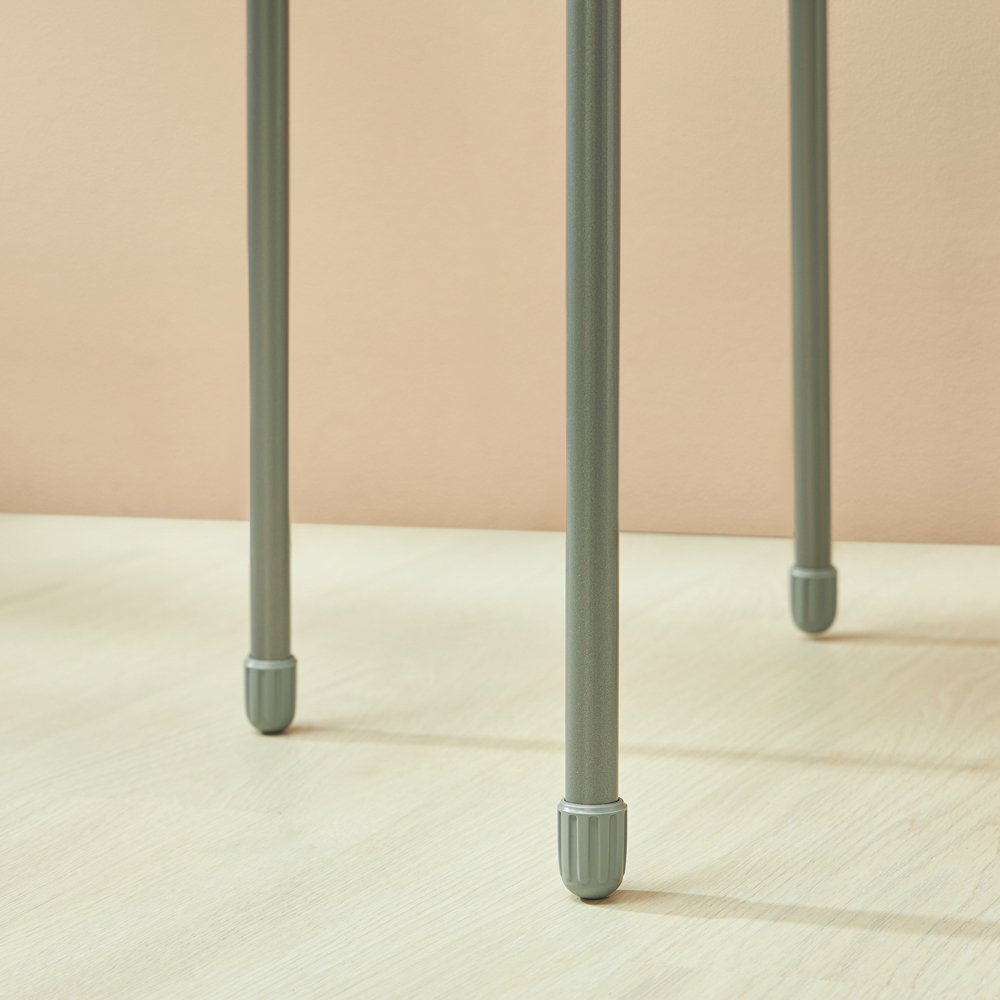 НИКА Табурет круг, металл, МДФ, мягкое сиденье, h47см, d29см, ТБ3 - #10