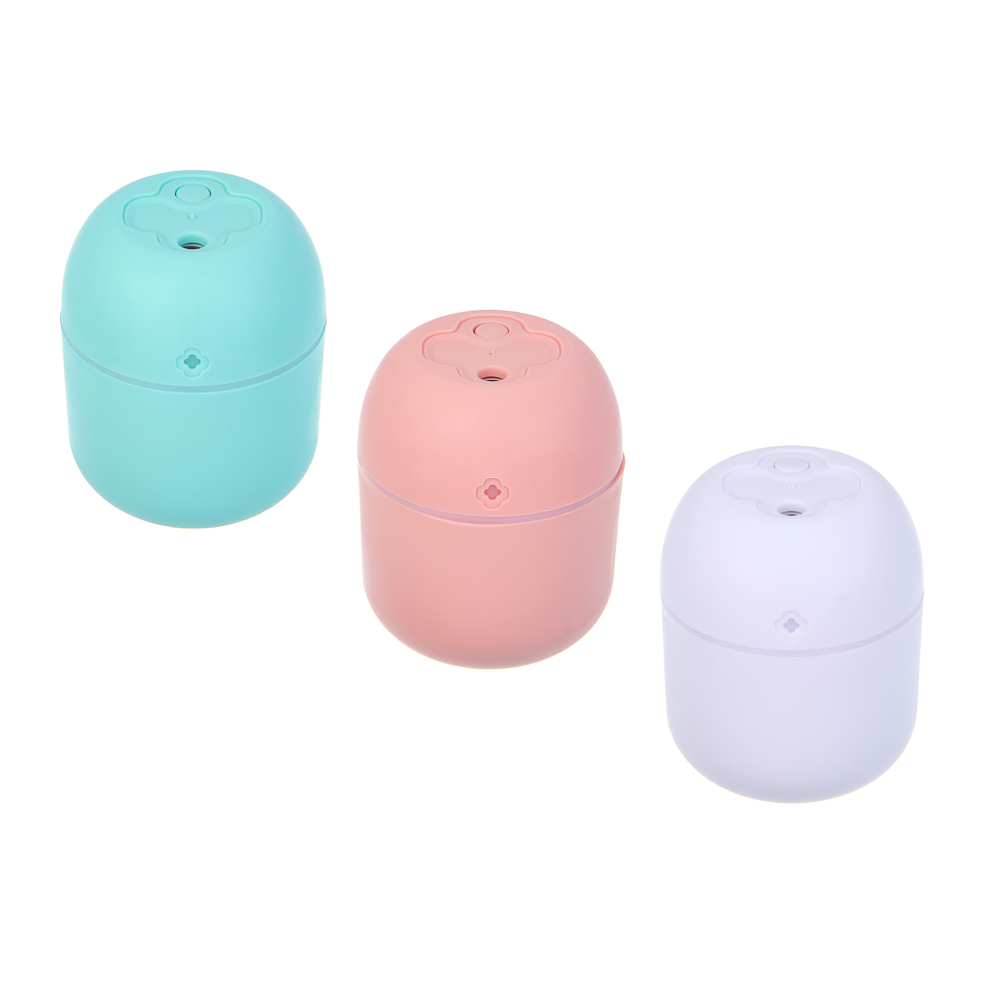 LEBEN Увлажнитель воздуха, 220 Мл, 10x8x8см, питание 5В/0.4А от USB, 2Вт - #1