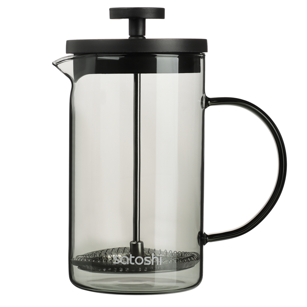 SATOSHI Графит Френч-пресс 600мл, жаропрочное стекло - #1