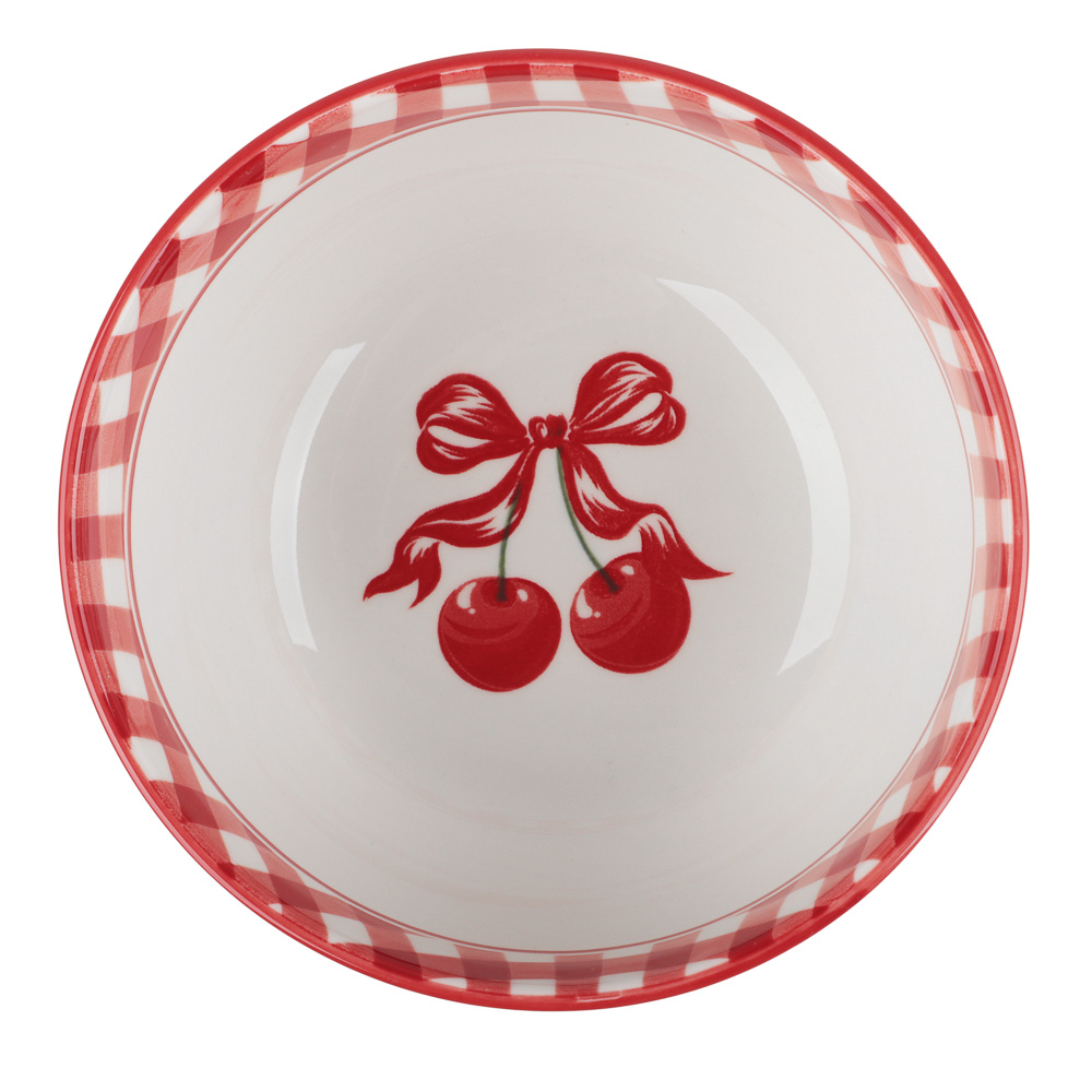 Салатник Черри тм MILLIMI, 14,3см, фарфор, белый - #5