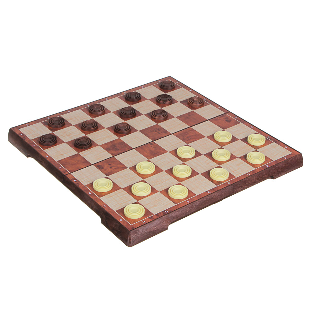 LDGames Набор игр 2 в 1 (шахматы, шашки) 31,5х32см, пластик - #2
