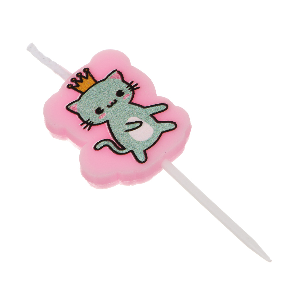 Набор свечей для торта тм Fntastic "С Днем Рождения", 6,5 см, буквы, парафин, 2 дизайна - #5