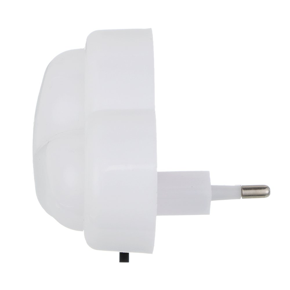 BY Светильник-ночник в розетку Облако светодиодный, 1Вт, 10см, 230В, пластик, белый - #5