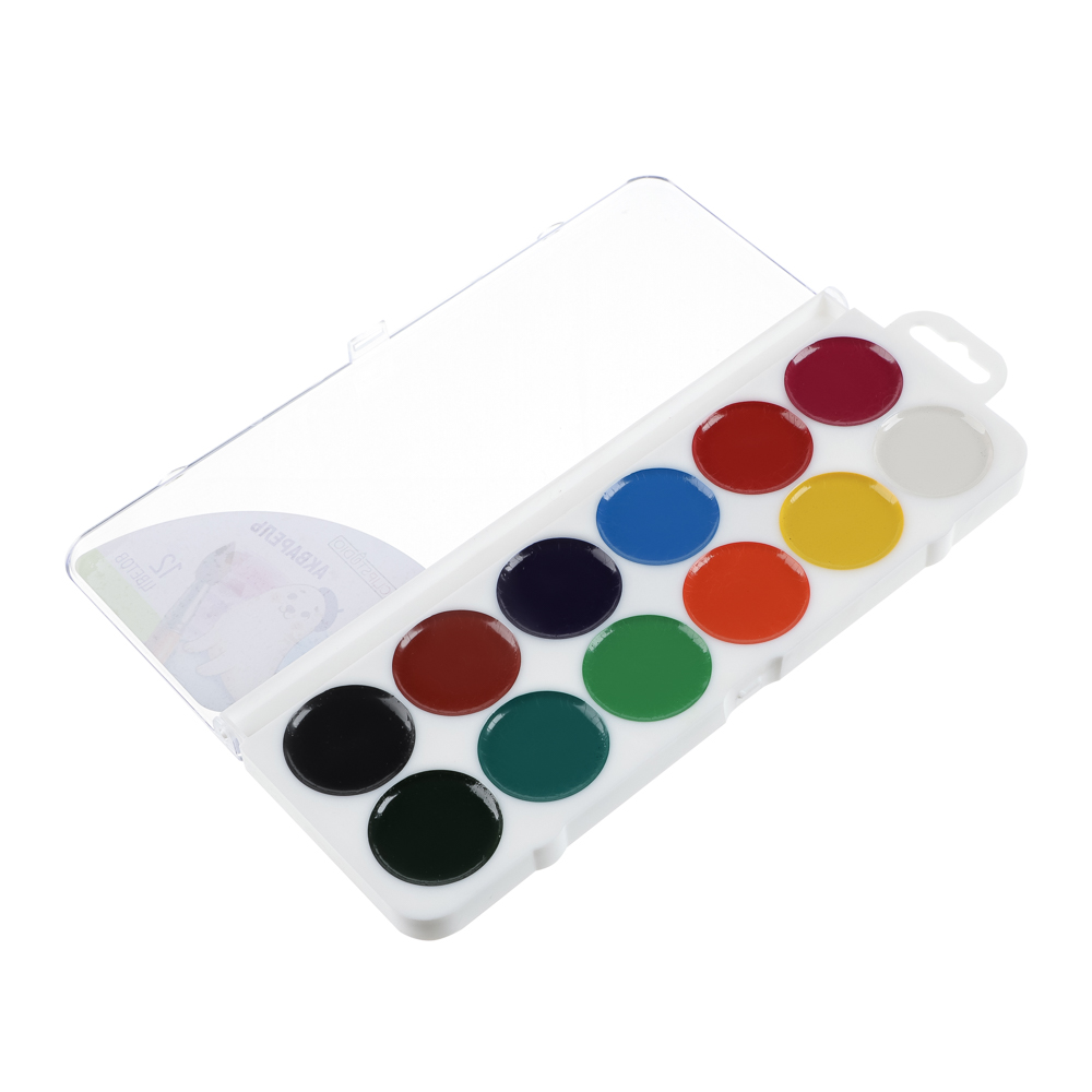 Акварель 12 цветов ClipStudio, без кисти, в пласт. уп. - #3