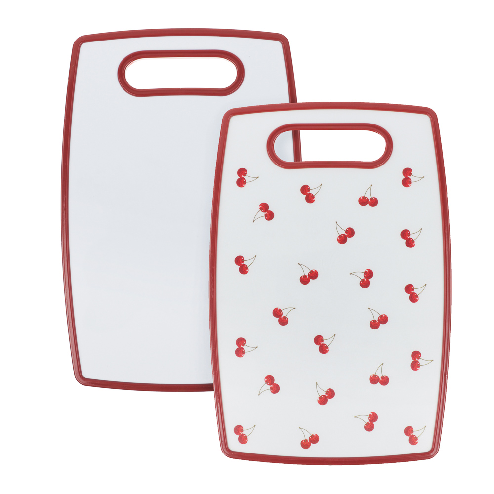 Доска разделочная тм Vetta Черри, 20x30x1,2см, полипропилен, 2 дизайна - #2