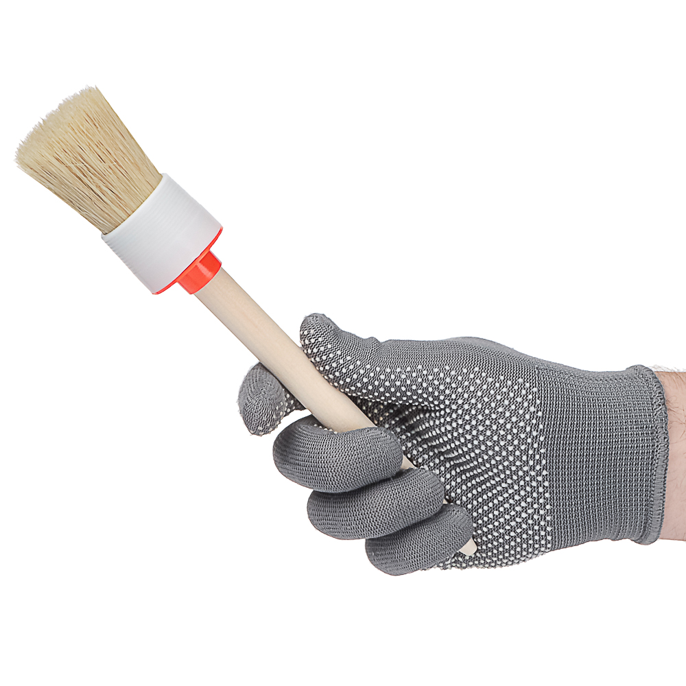 ЕРМАК Кисть круглая в пласт. корпусе нат. щетина № 10 (40мм) - #5