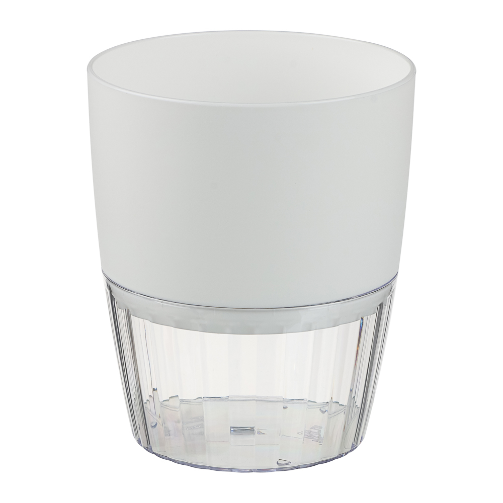 Горшок для цветов с поддоном "Аквадуэт" 1,5л, d13см, цв.белый - #1