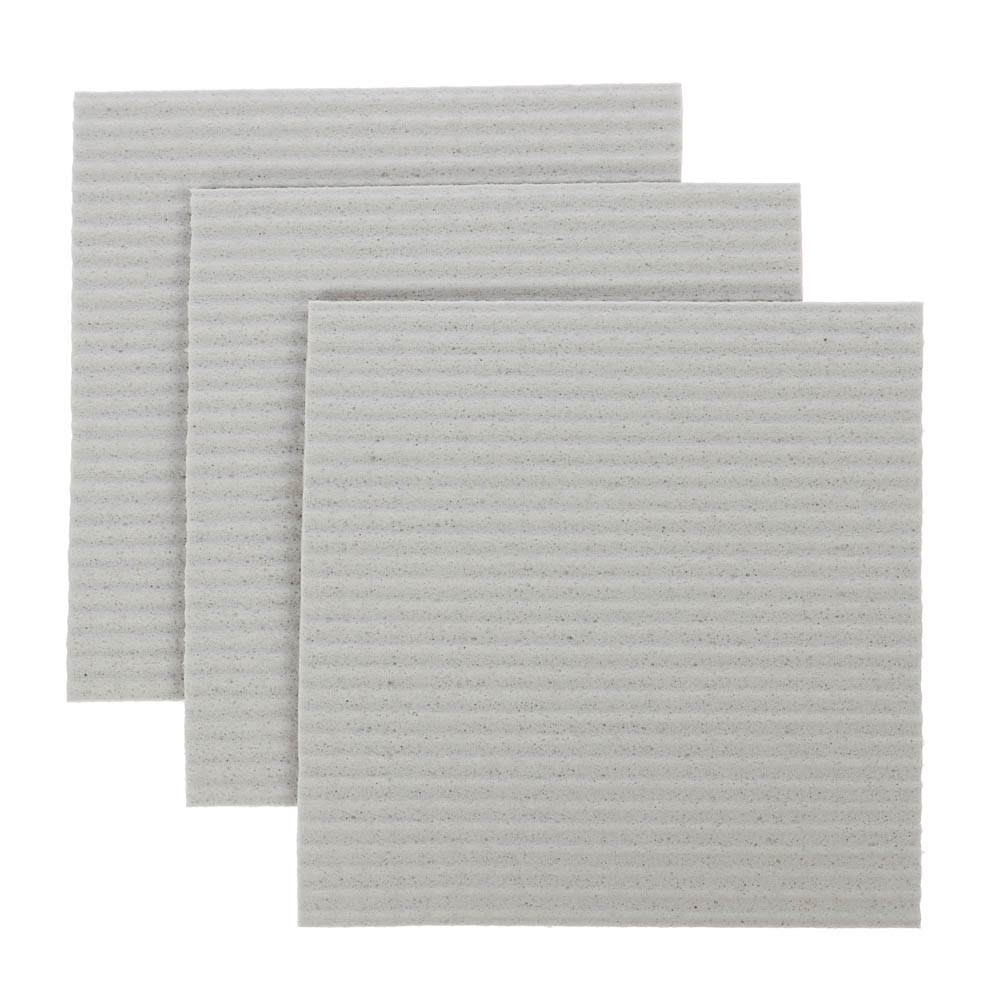 VETTA Набор салфеток универсальных 3 шт, 15х15 см, целлюлоза, серый - #4