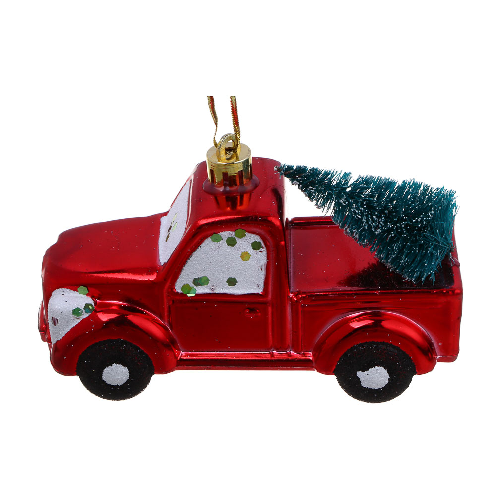 СНОУ БУМ Подвеска декоративная, "Машинка", 11х5,3х6,5см, пластик - #2