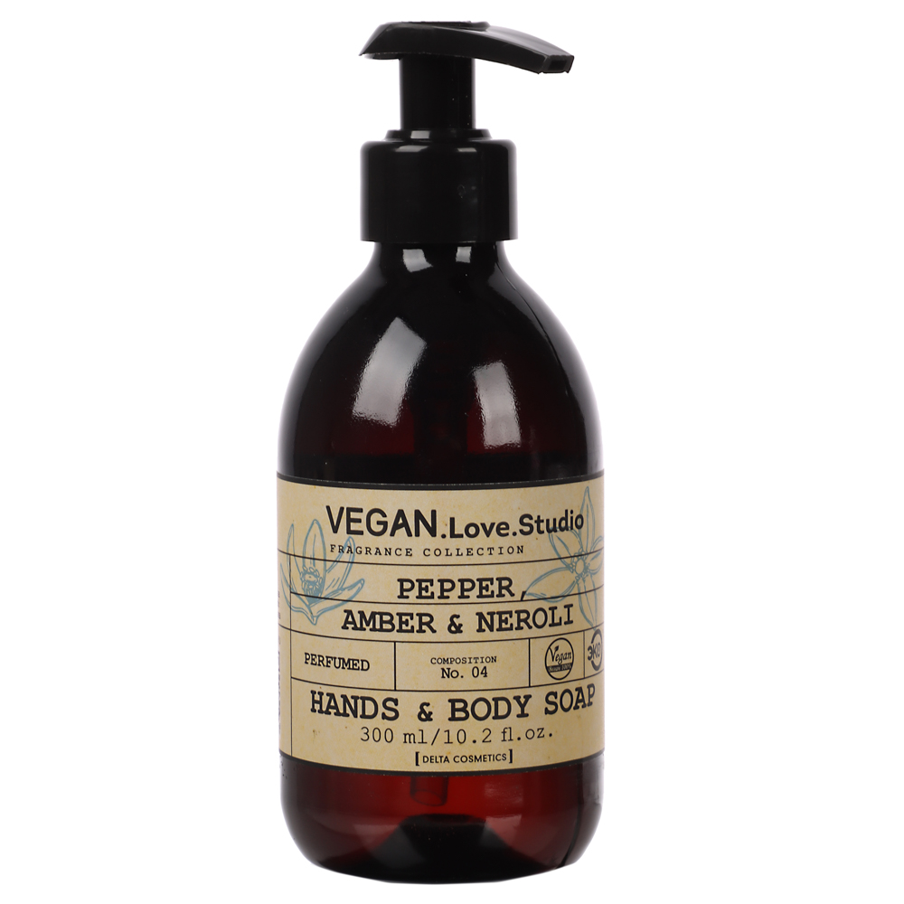 Парфюмированное мыло для рук и тела VEGAN.Love.Studio Pepper, Amber, Neroli, 300мл - #1