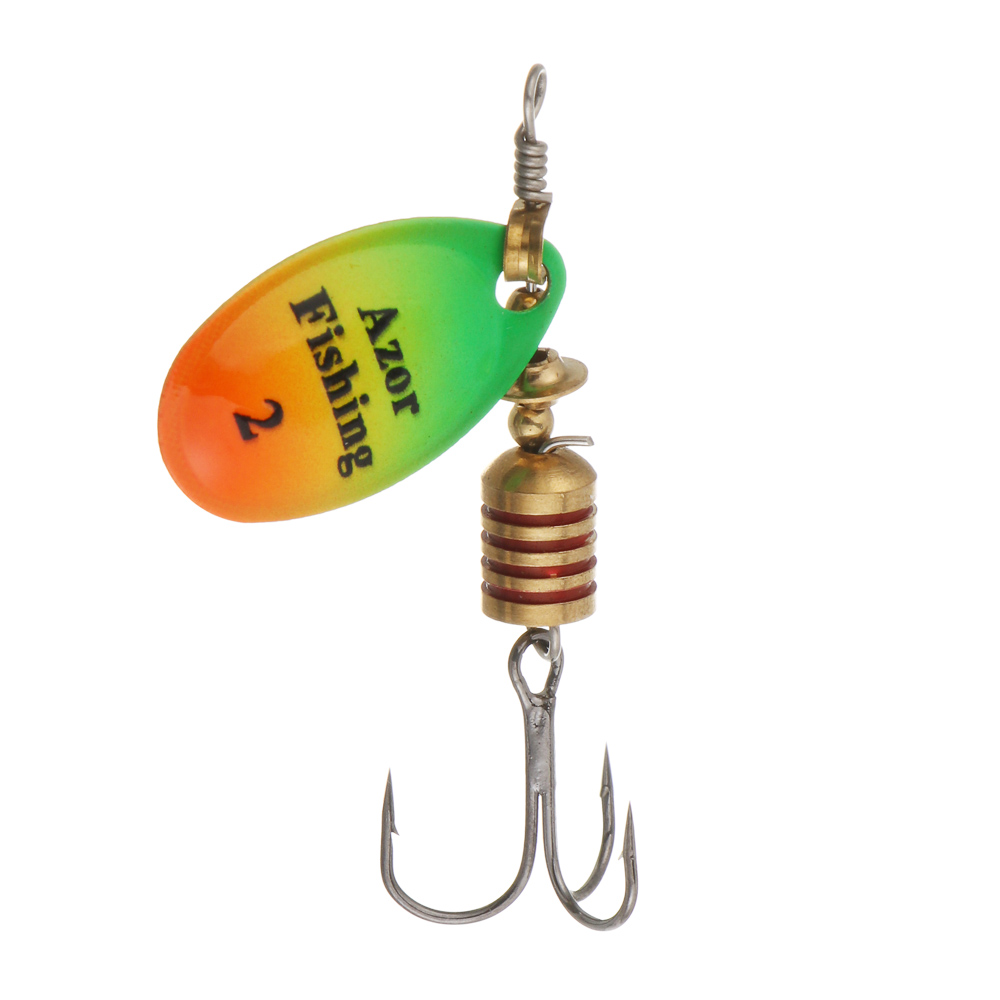 Блесна вращающаяся "Комета" тм AZOR FISHING, №2, 5 гр, 5 цветов - #3