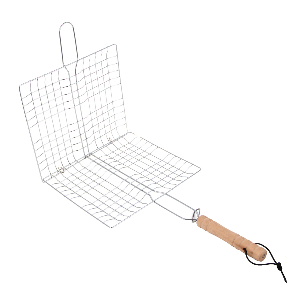 Решетка-гриль хром. тм GRILLBOOM, 20х24х2см, эконом - #4