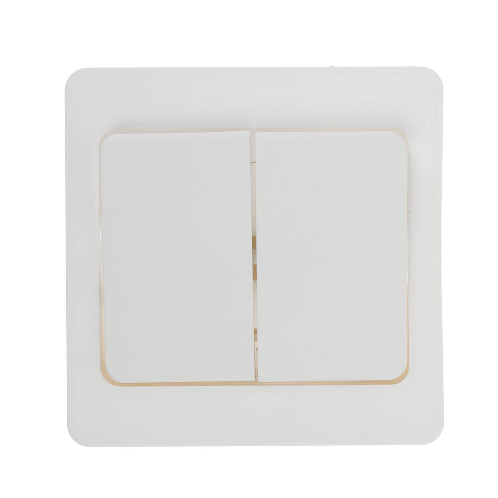 Выключатель двухклавишный скрытой установки Intro Style, 10А-250В, IP20, СУ,7-104-01, белый - #2