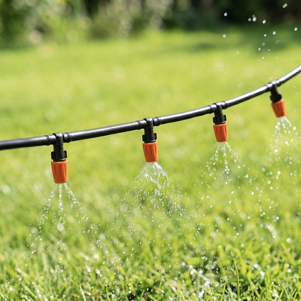 INBLOOM Система распыления туман (шланг-10м, распылитель 10шт., коннектор 1шт., штуцер 1шт.), ПВХ - #1