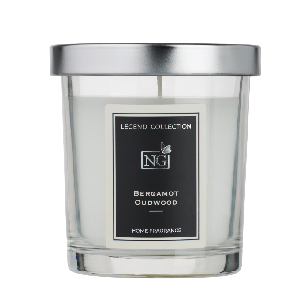 NEW GALAXY Свеча ароматизированная LEGEND COLLECTION, 88 гр, Bergamot Oudwood - #1