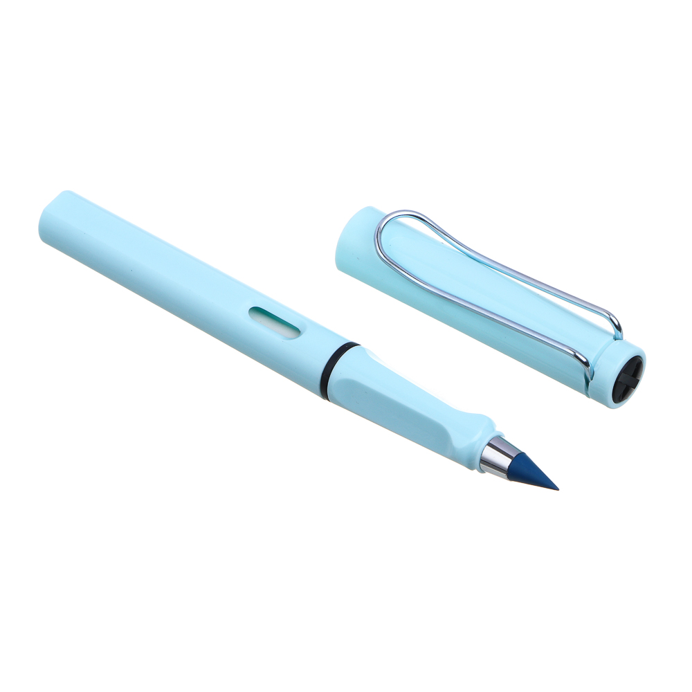 Вечные карандаши ClipStudio "Альфа" 12 цветов, пластиковый корпус, с ластиком, ПВХ-чехол с европод. - #4