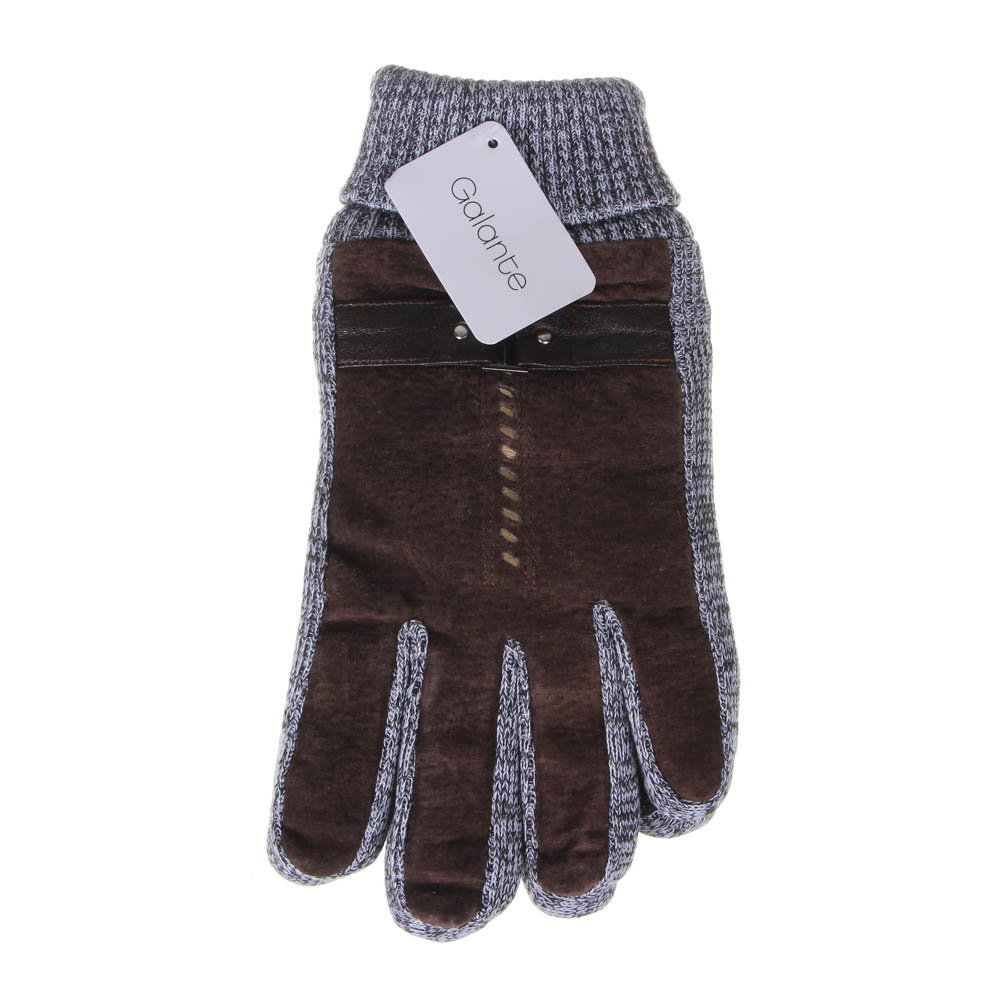 GALANTE Перчатки мужские утепленные, р 22-24, 2 дизайна, ОЗ21-28 - #10