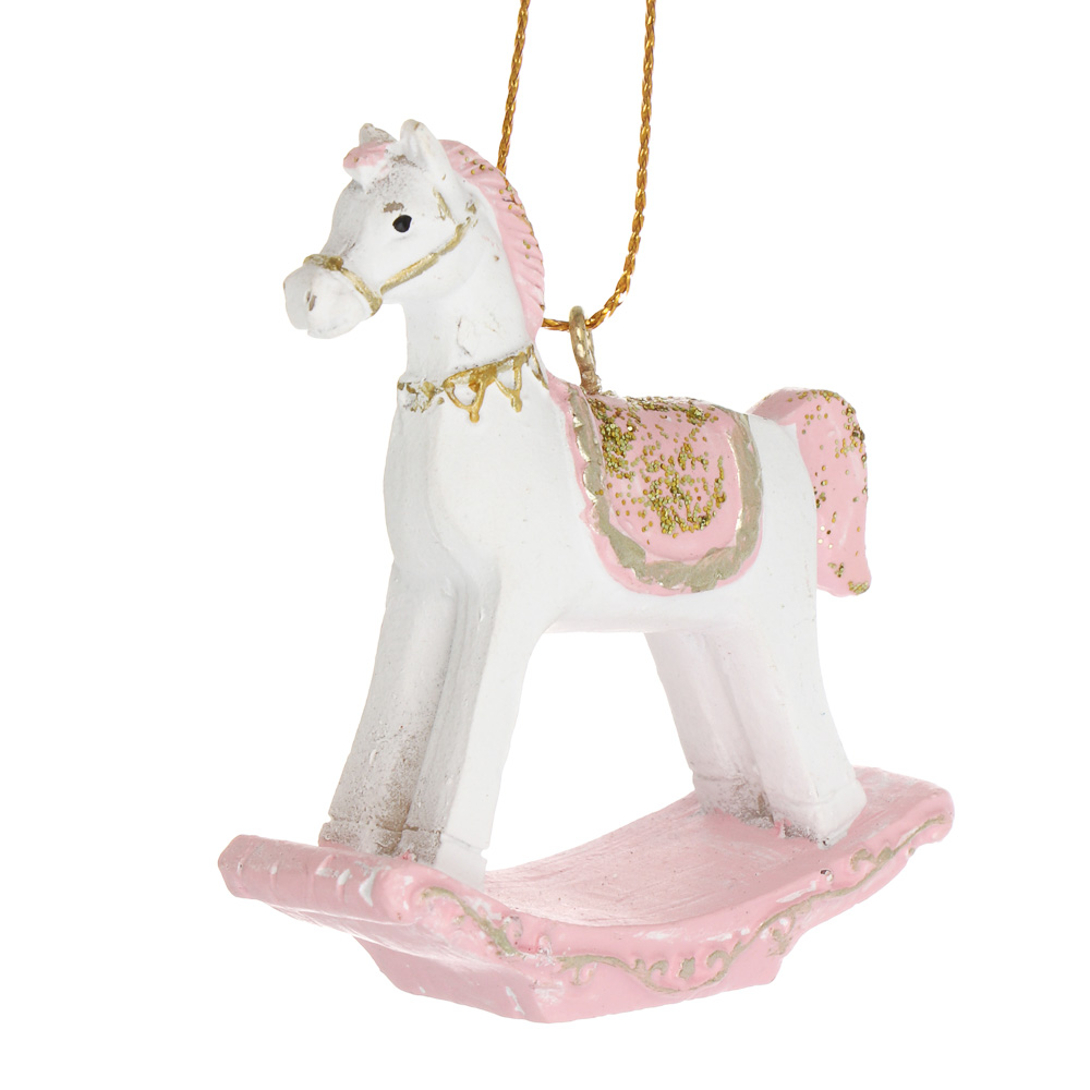 СНОУ БУМ Сувенир Лошадка качалка полистоун, 5,6x2,1x6,3 см, 2 вида - #5