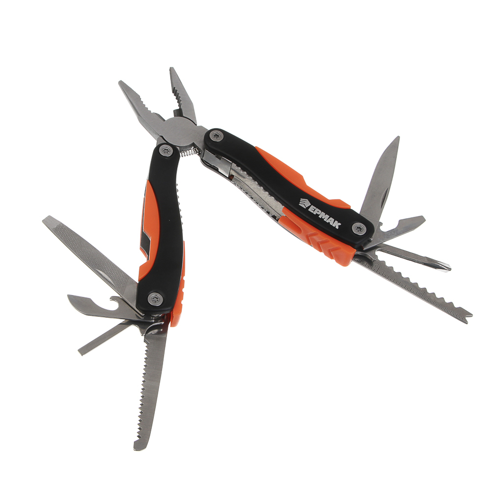 Инструмент многофункциональный тм ЕРМАК, 15 в 1, 2CR13, ABS пластик, нержавеющая сталь - #1