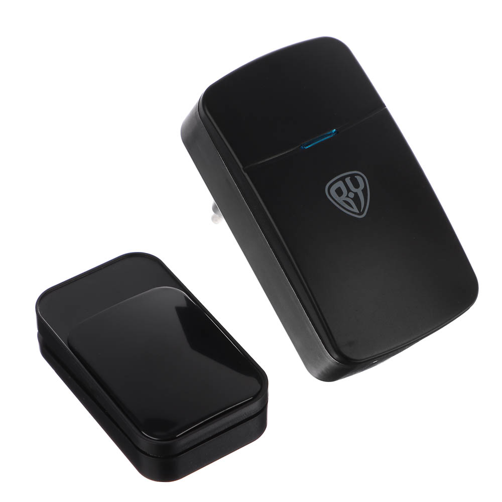 BY Звонок дверной электрический с кинетической кнопкой "Кинетик" (бат. не нужны), 230В, 38 мелодии - #1