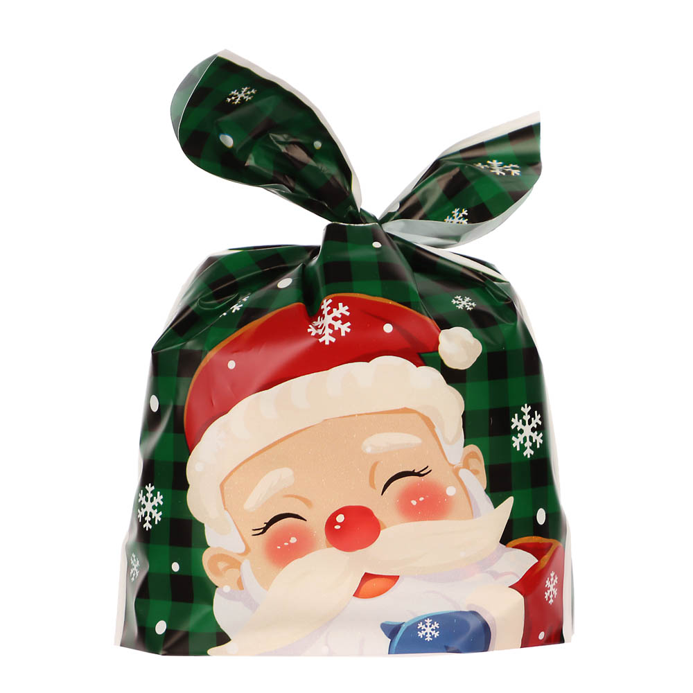 Набор подарочных мешков 20шт, 5 дизайнов, 13,5x22 см, пластик, арт.1 - #15