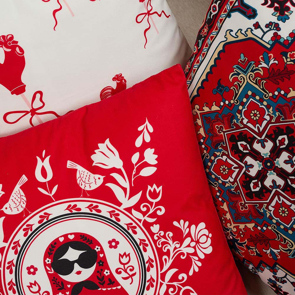 Подушка декоративная тм PROVANCE Ностальгия, 40х40см, 100% полиэстер, 3 дизайна - #16