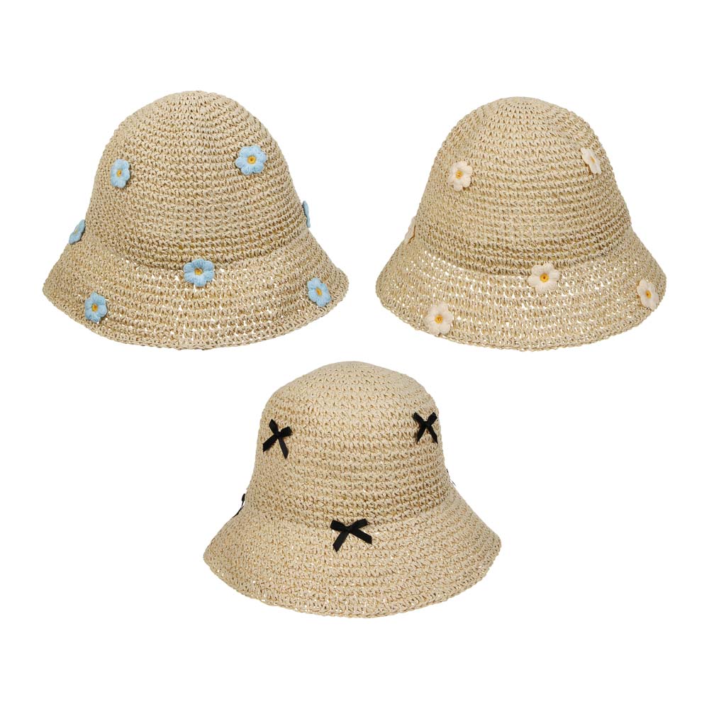 Панама женская плетенная, р.58, 100% целлюлоза, тм GALANTE, бежевая - #1