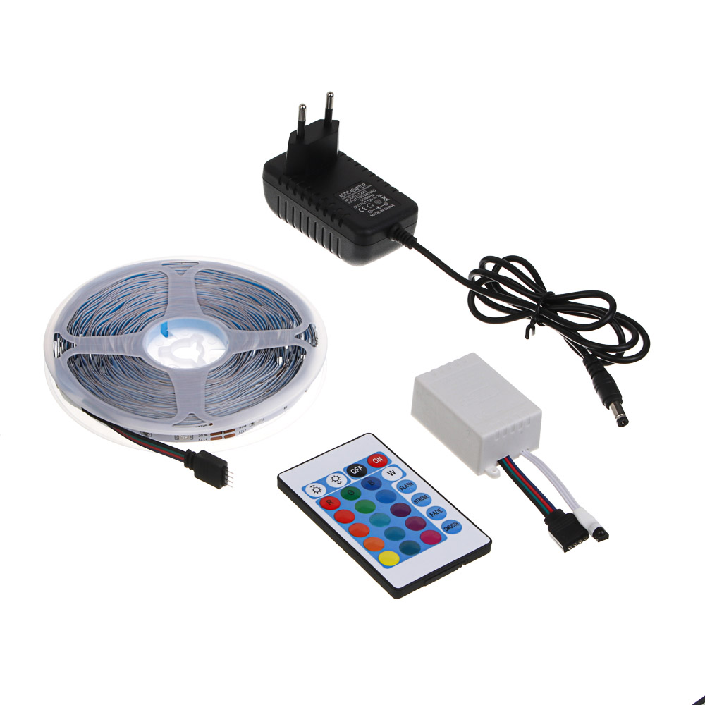 Лента светодиодная BY 12В, 10м, RGB (отдельные диоды), с пультом управления и блоком питания - #3