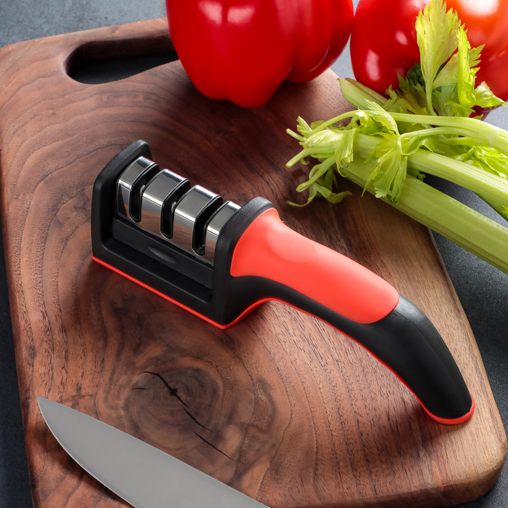 VETTA Ножеточка универсальная для черновой и финальной заточки, 21,5х5х6см, полипропилен, нерж.сталь - #6