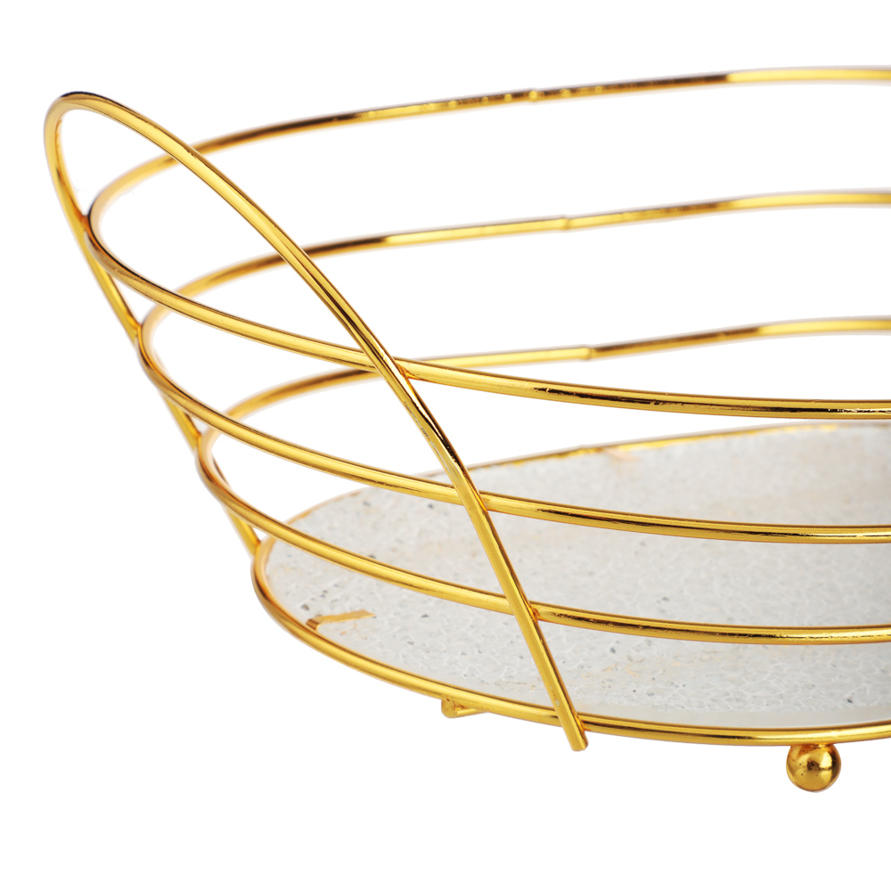 SATOSHI Кантри Корзина для фруктов 28,5х10х19,5см, сталь, акрил - #2