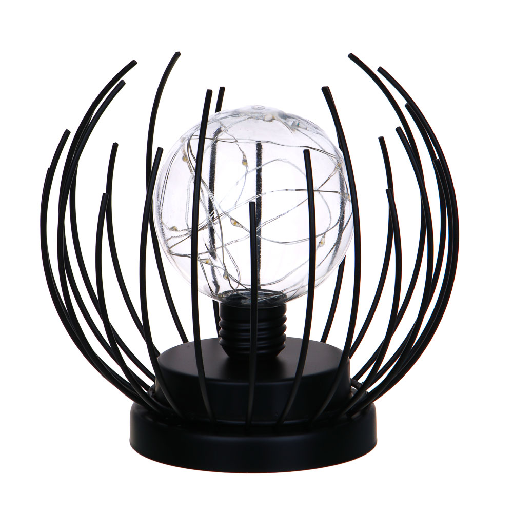 Светильник LED в стиле лофт, металл, 15х15х15,5 см, цвет черный - #1