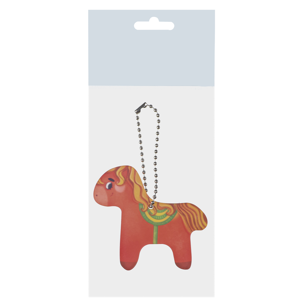 Брелок Лошадка, 7 см, акрил 3 мм, печать УФ, 4 дизайна - #13