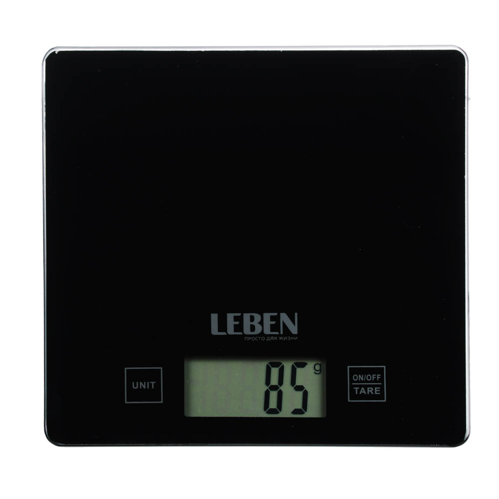 Весы кухонные электронные LEBEN, черные - #2