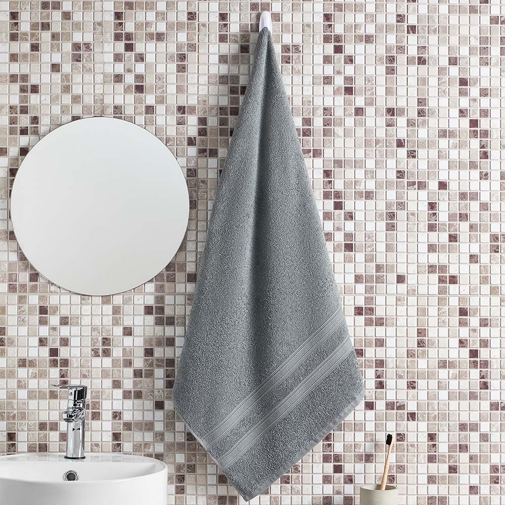 PROVANCE Нэви Полотенце махровое, 100% хлопок, 70х130см, 360гр/м, серый - #4