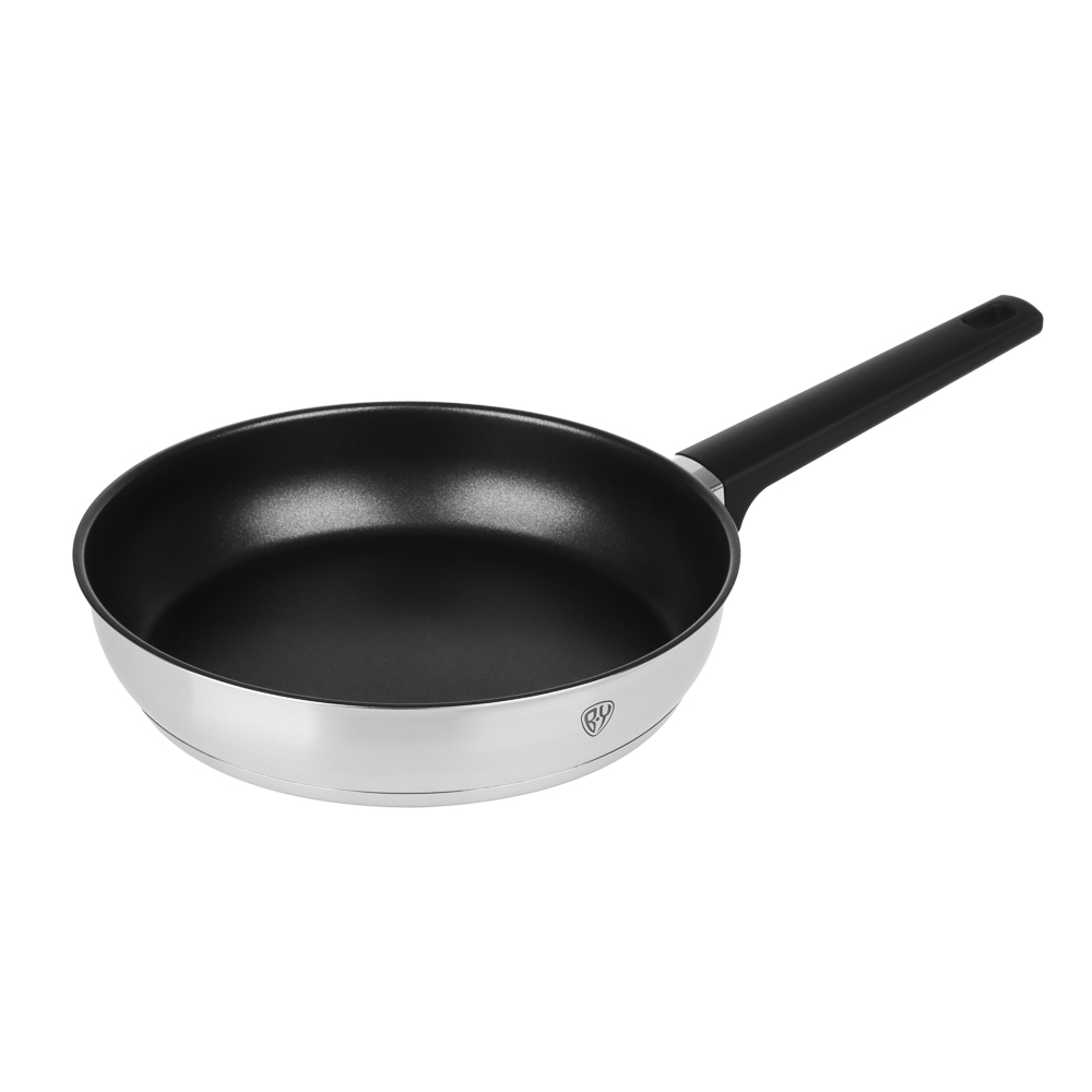 BY COLLECTION Inta Набор посуды кухонной 7пр, кастрюли 5л; 3л; ковш 1,5л; сковорода 24см, нерж.сталь - #8