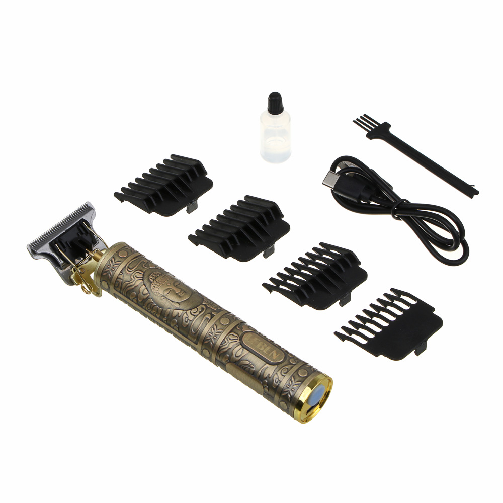 LEBEN Машинка для стрижки, 4 насадки, от USB Type-C в компл, 400 мА/ч, масло и кисточка в компл - #7