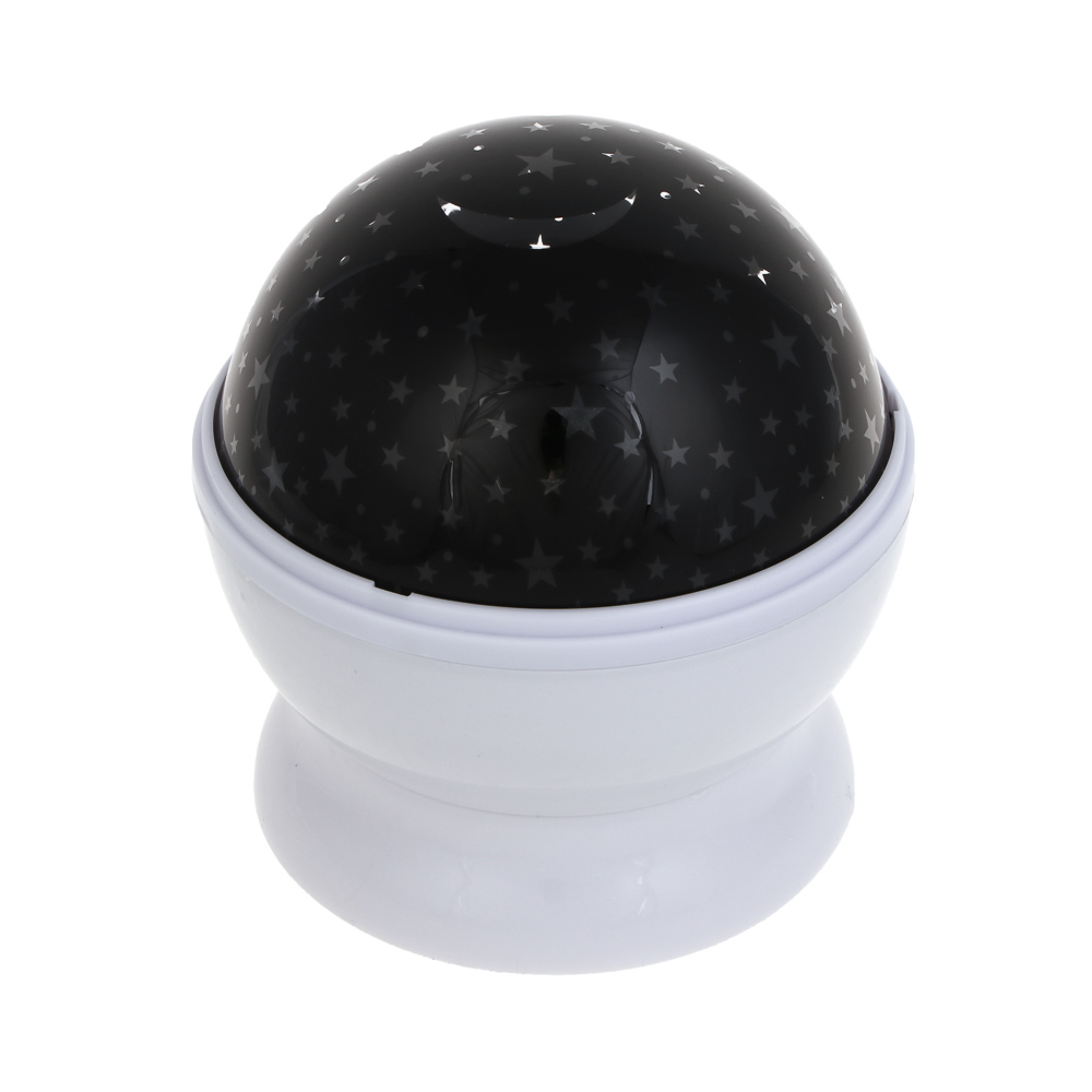 Светильник-проектор "Звездное небо", 13.3х11.5см, 4LED, шампань/мульти, 3 реж., DС5V/1.5V, USB/4хААА - #5