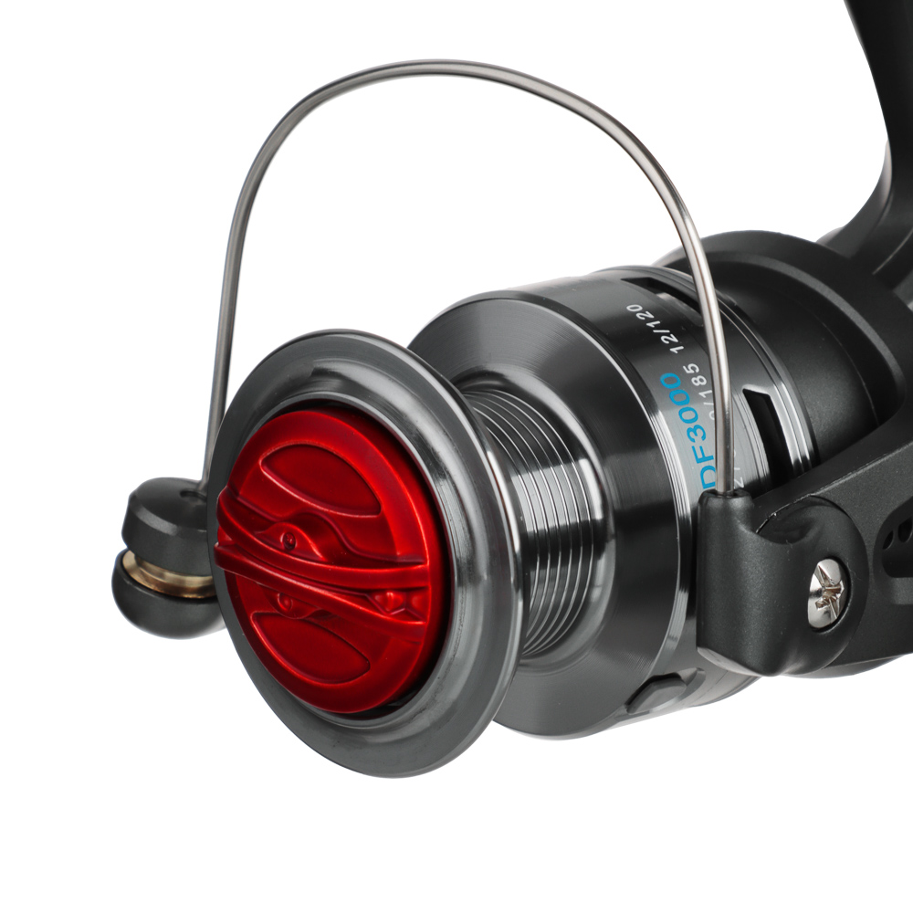KAIDA Катушка Differ Red, 3000, 3+1, передний фрикцион, металл шпуля, доп. шпуля в компл. - #2
